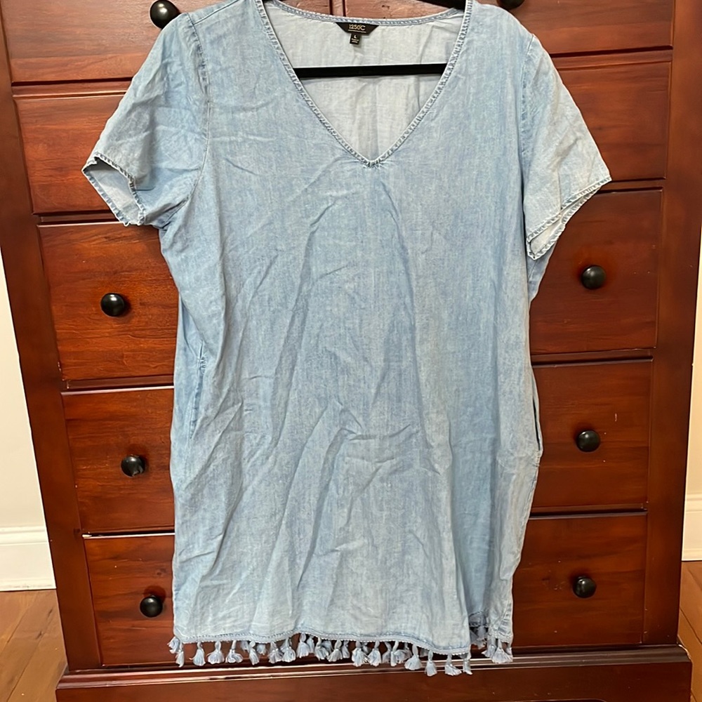 Denim dress